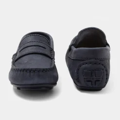 Jacadi Loafers, Lace-Ups And Moccasins|Boy nubuck moccasins Jacadi Navy