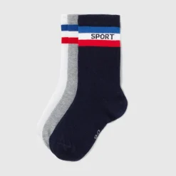 Jacadi Socks And Booties|Accessories|Boy pack of 3 pairs of socks Multicolour