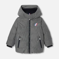 Jacadi Coats And Outerwear|Boy Coats & Puffer Jackets|Boy padded jacket Jacadi light Heather Grey