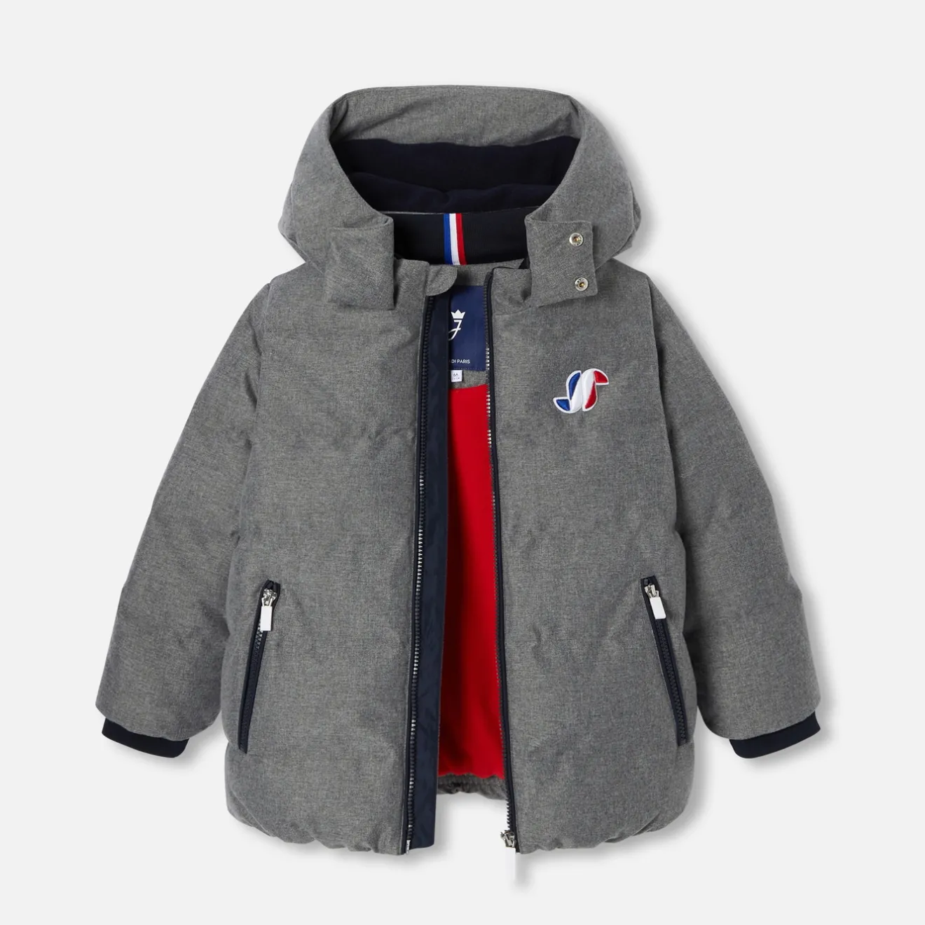 Jacadi Coats And Outerwear|Boy Coats & Puffer Jackets|Boy padded jacket Jacadi light Heather Grey