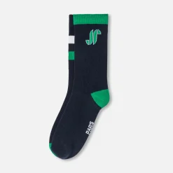 Jacadi Socks And Booties|Accessories|Boy pair of socks Navy/Multicolour