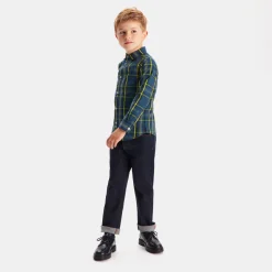 Jacadi Shirts|Boy plaid shirt Navy/Multicolour