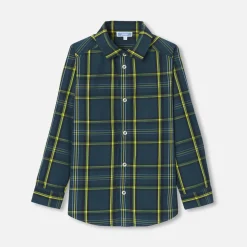 Jacadi Shirts|Boy plaid shirt Navy/Multicolour