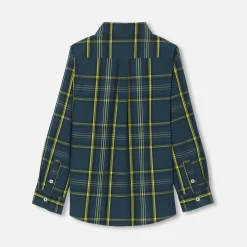 Jacadi Shirts|Boy plaid shirt Navy/Multicolour