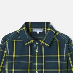 Jacadi Shirts|Boy plaid shirt Navy/Multicolour