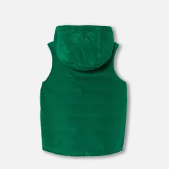 Jacadi Coats And Outerwear|Boy Coats & Puffer Jackets|Boy reversible sleeveless padded jacket Navy/Green