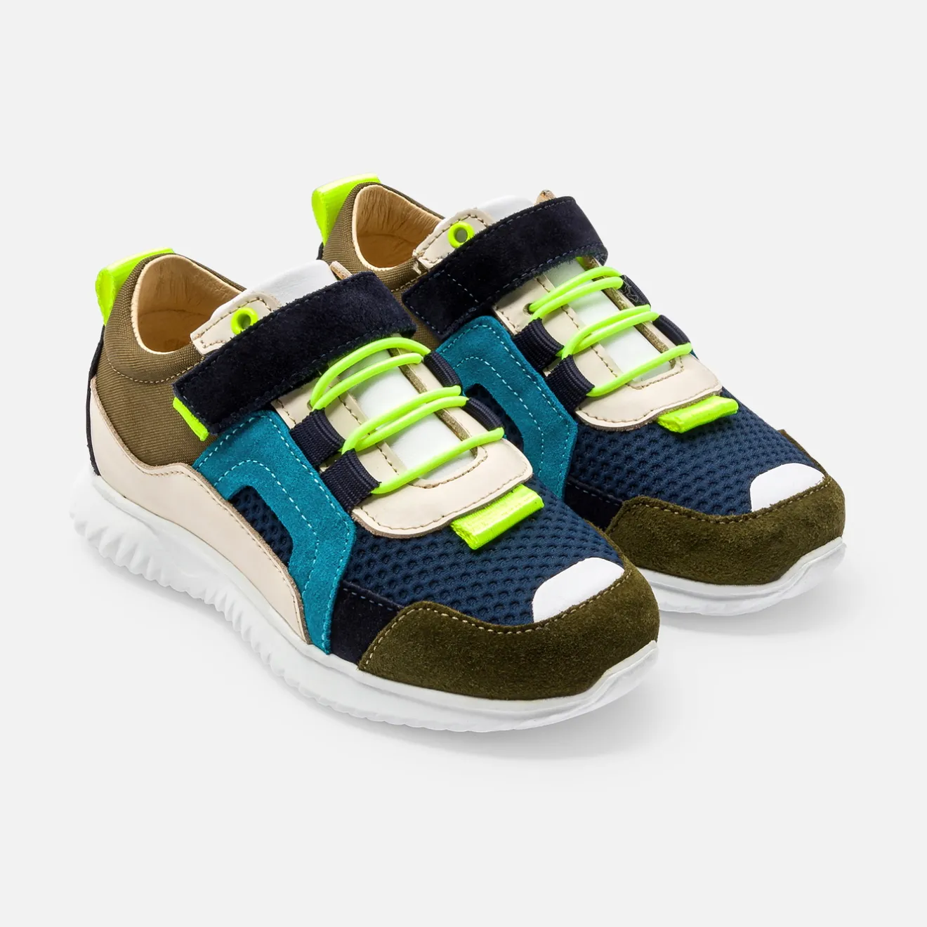 Jacadi Sneakers|Boy running sneakers Khaki