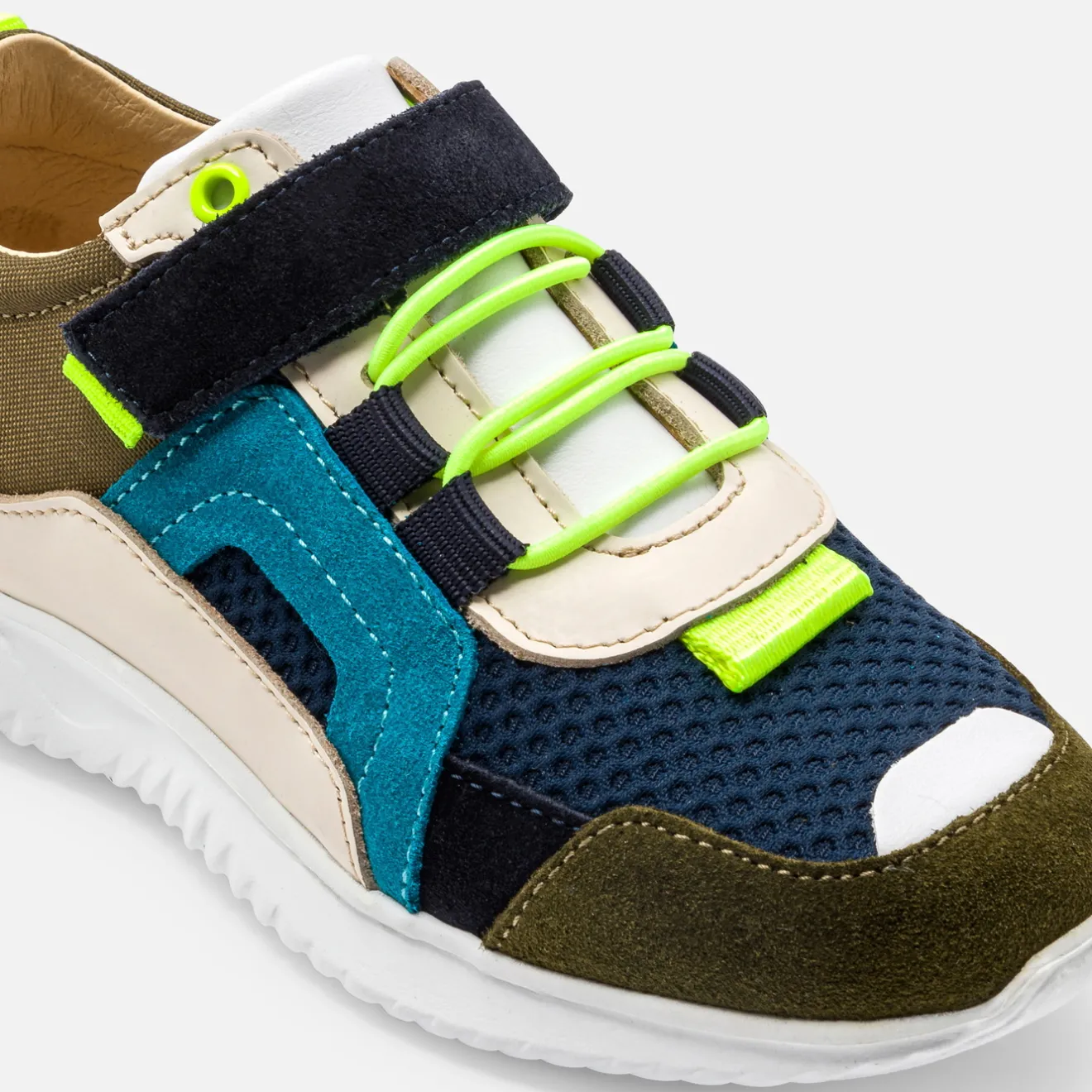 Jacadi Sneakers|Boy running sneakers Khaki