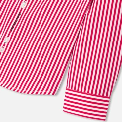 Jacadi Shirts|Boy shirt in striped poplin White/Red