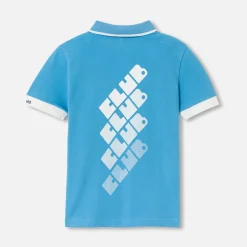 Jacadi T-Shirts And Polo Shirts|Boy short-sleeved polo Light blue