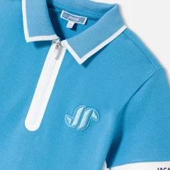 Jacadi T-Shirts And Polo Shirts|Boy short-sleeved polo Light blue