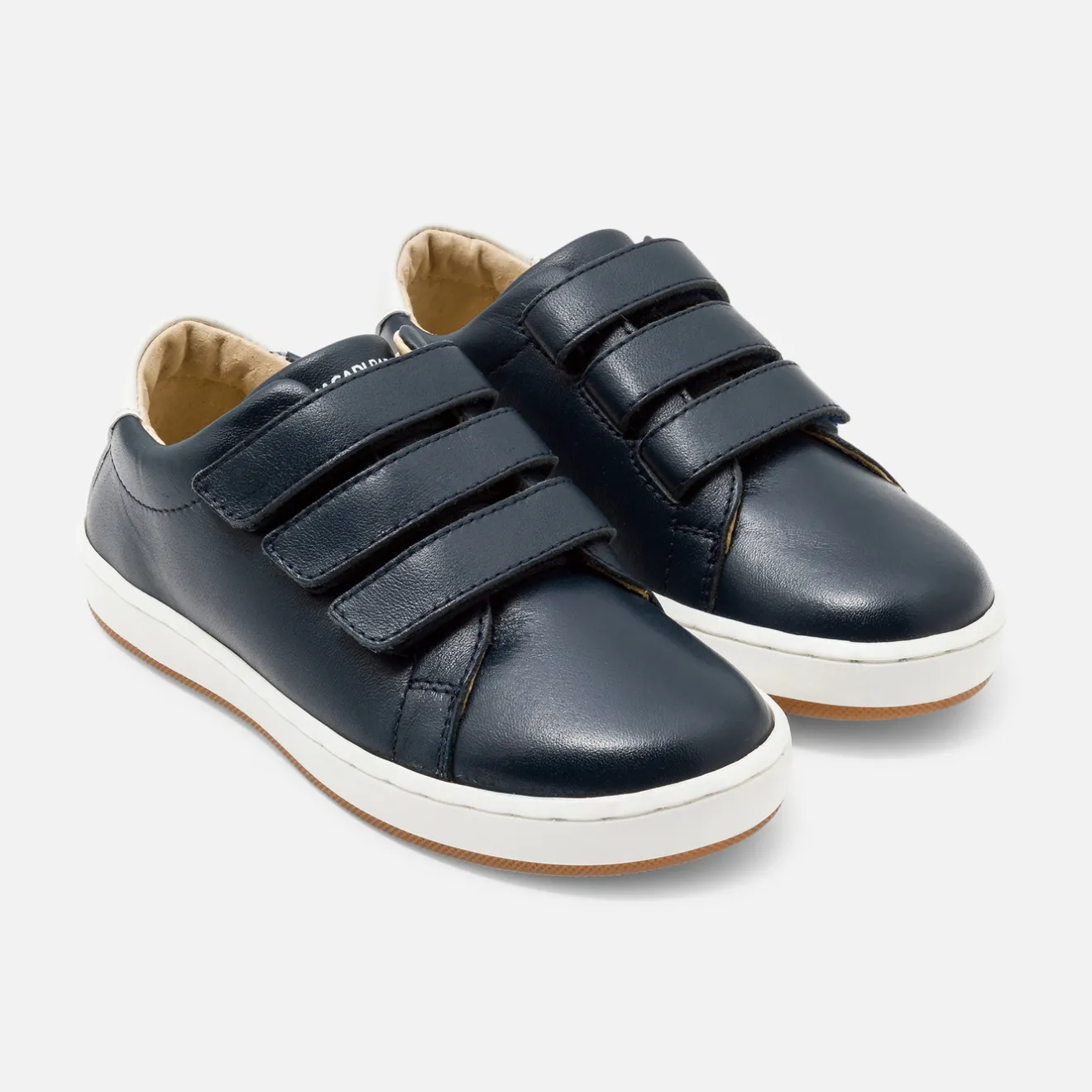 Jacadi Sneakers|Boy smooth leather tennis shoes Jacadi Navy