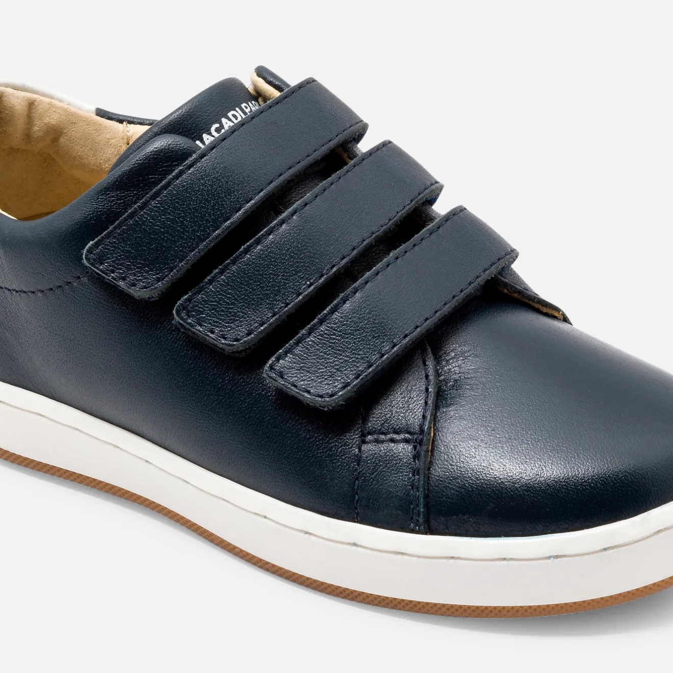 Jacadi Sneakers|Boy smooth leather tennis shoes Jacadi Navy