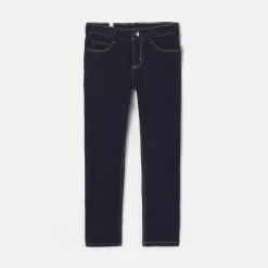 Jacadi Pants And Sweatpants|Boy straight jeans Dark Denim