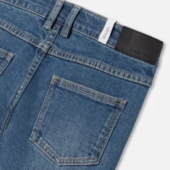 Jacadi Pants And Sweatpants|Boy straight jeans Denim/Shoreline blue