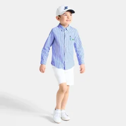 Jacadi Shirts|Boy striped shirt in poplin White/Blue