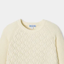 Jacadi Sweaters, Sweatshirts And Cardigans|Boy sweater Jacadi soft white
