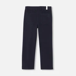 Jacadi Pants And Sweatpants|Boy twill pants Steel