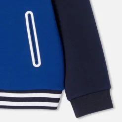 Jacadi Sweaters, Sweatshirts And Cardigans|Boy Varsity cardigan Dark Blue