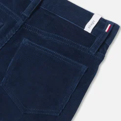 Jacadi Pants And Sweatpants|Boy velour pants Navy blue