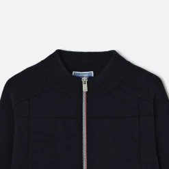 Jacadi Sweaters, Sweatshirts And Cardigans|Boy zipped vest Jacadi Navy