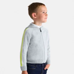 Jacadi Sweaters, Sweatshirts And Cardigans|Boy zip-up cardigan Jacadi light Heather Grey