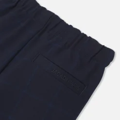 Jacadi Pants And Shorts|Checked baby boy pants Navy/Blue