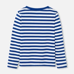 Jacadi T-Shirts And Polo Shirts|Child Breton tee White/Blue