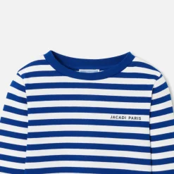 Jacadi T-Shirts And Polo Shirts|Child Breton tee White/Blue