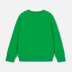 Jacadi Sweaters, Sweatshirts And Cardigans|Child cotton piqué sweatshirt Green