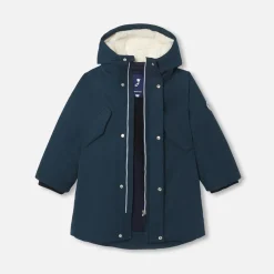 Jacadi Coats And Outerwear|Coats And Outerwear|Child long parka Ink blue