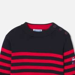 Jacadi Sweaters, Sweatshirts And Cardigans|Cardigans, Sweaters And Sweatshirts|Child sailor sweater Navy/Red