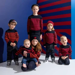 Jacadi Sweaters, Sweatshirts And Cardigans|Cardigans, Sweaters And Sweatshirts|Child sailor sweater Navy/Red