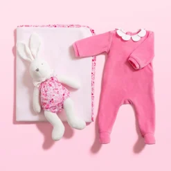 Jacadi Sleeping Bags And Blankets|Sleeping Bags And Blankets|Double-layer fleece blanket Pink/Multicolour