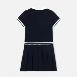 Jacadi Dresses And Skirts|dress in cotton piqué Jacadi Navy