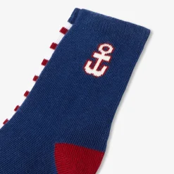 Jacadi Socks And Booties|Accessories|Duo of baby boy socks Navy/Multicolour