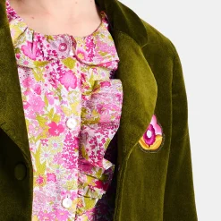 Jacadi Blouses And Shirts|Girl blouse in Liberty fabric White/Multicolour