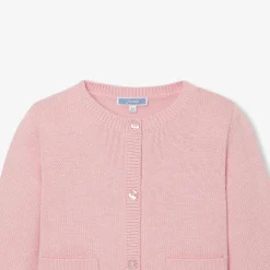 Jacadi Cardigans, Sweaters And Sweatshirts|Girl cardigan Heather Pink