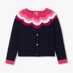 Jacadi Cardigans, Sweaters And Sweatshirts|Girl cardigan Navy/Multicolour