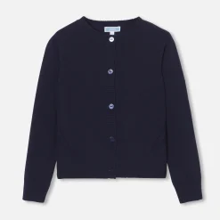 Jacadi Cardigans, Sweaters And Sweatshirts|Girl cardigan Jacadi Navy
