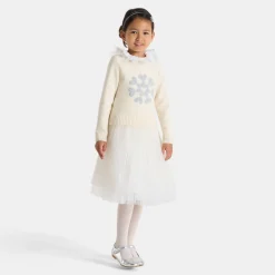 Jacadi Cardigans, Sweaters And Sweatshirts|Girl cashmere sweater Jacadi soft white