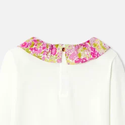 Jacadi T-Shirts, Polo Shirts|Girl collared T-shirt Jacadi soft white