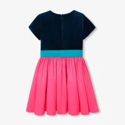 Jacadi Dresses And Skirts|Girl color block dress Pink/Blue