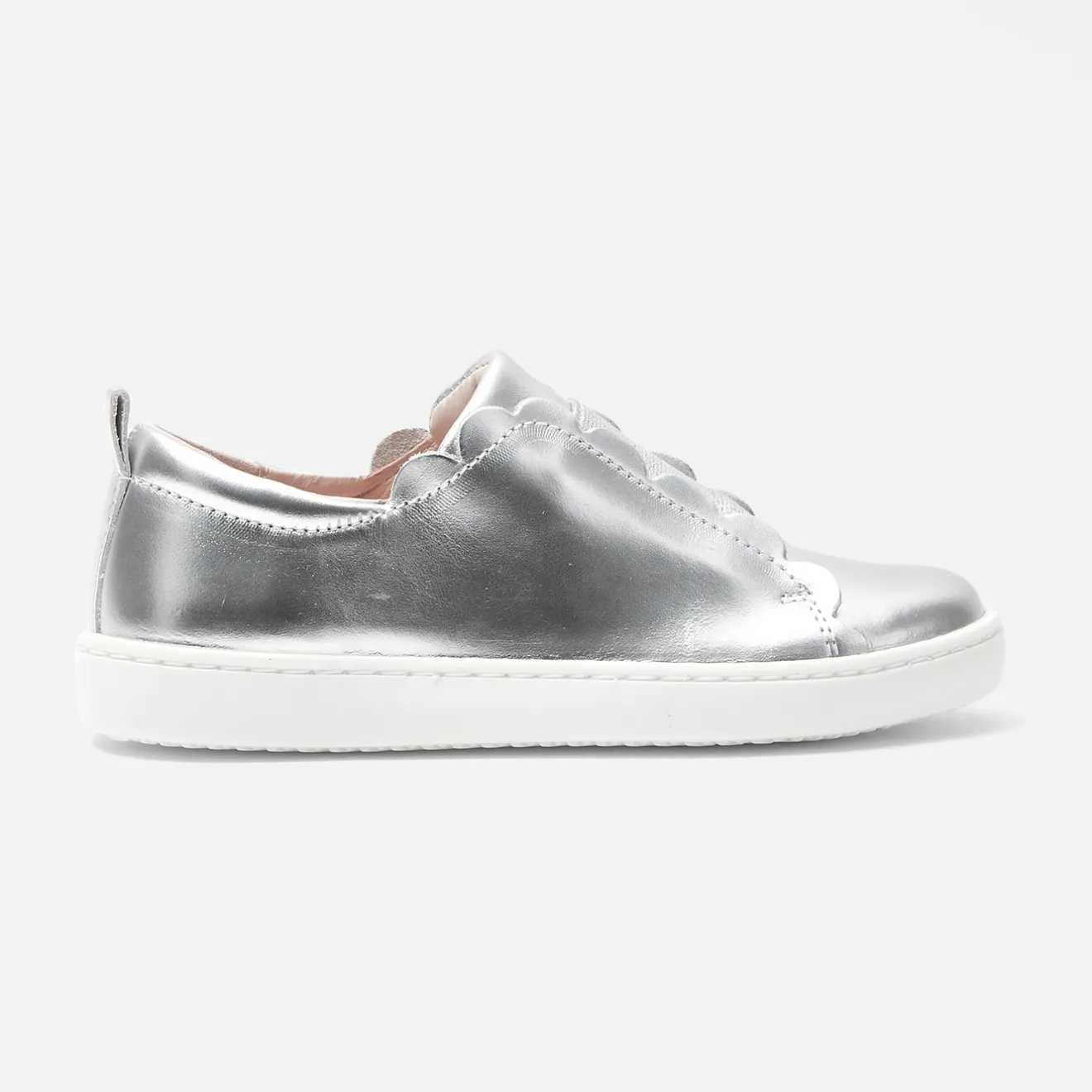 Jacadi Sneakers|Girl comfort tennis shoes Silver