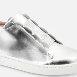 Jacadi Sneakers|Girl comfort tennis shoes Silver