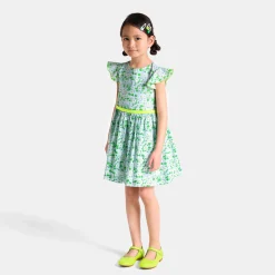 Jacadi Dresses And Skirts|Girl dress in Liberty fabric White/Multicolour