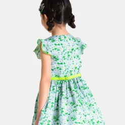 Jacadi Dresses And Skirts|Girl dress in Liberty fabric White/Multicolour