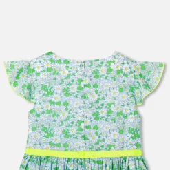 Jacadi Dresses And Skirts|Girl dress in Liberty fabric White/Multicolour