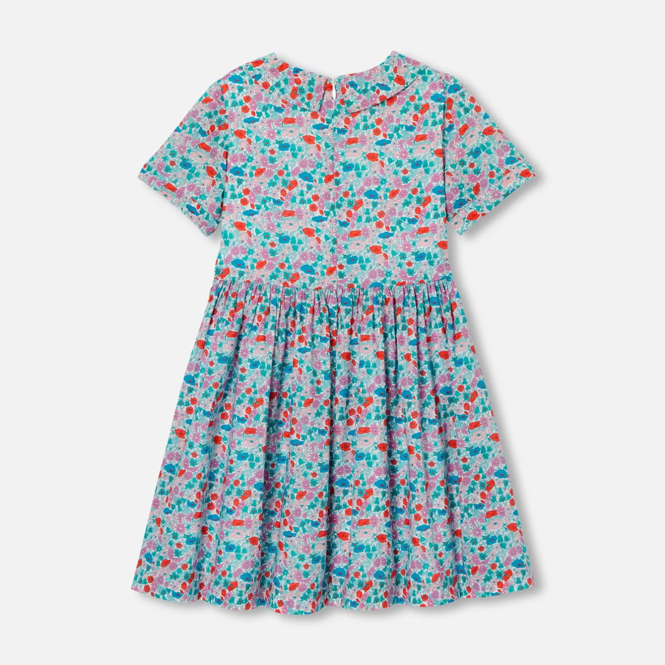 Jacadi Dresses And Skirts|Girl dress in Liberty fabric White/Multicolour