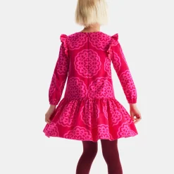 Jacadi Dresses And Skirts|Girl dress with rosette print Pink/Multicolour